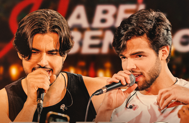 Abel e Benício sobem últimas faixas de “Véspera de Feriado” Abel e Benício sobem últimas faixas de “Véspera de Feriado”