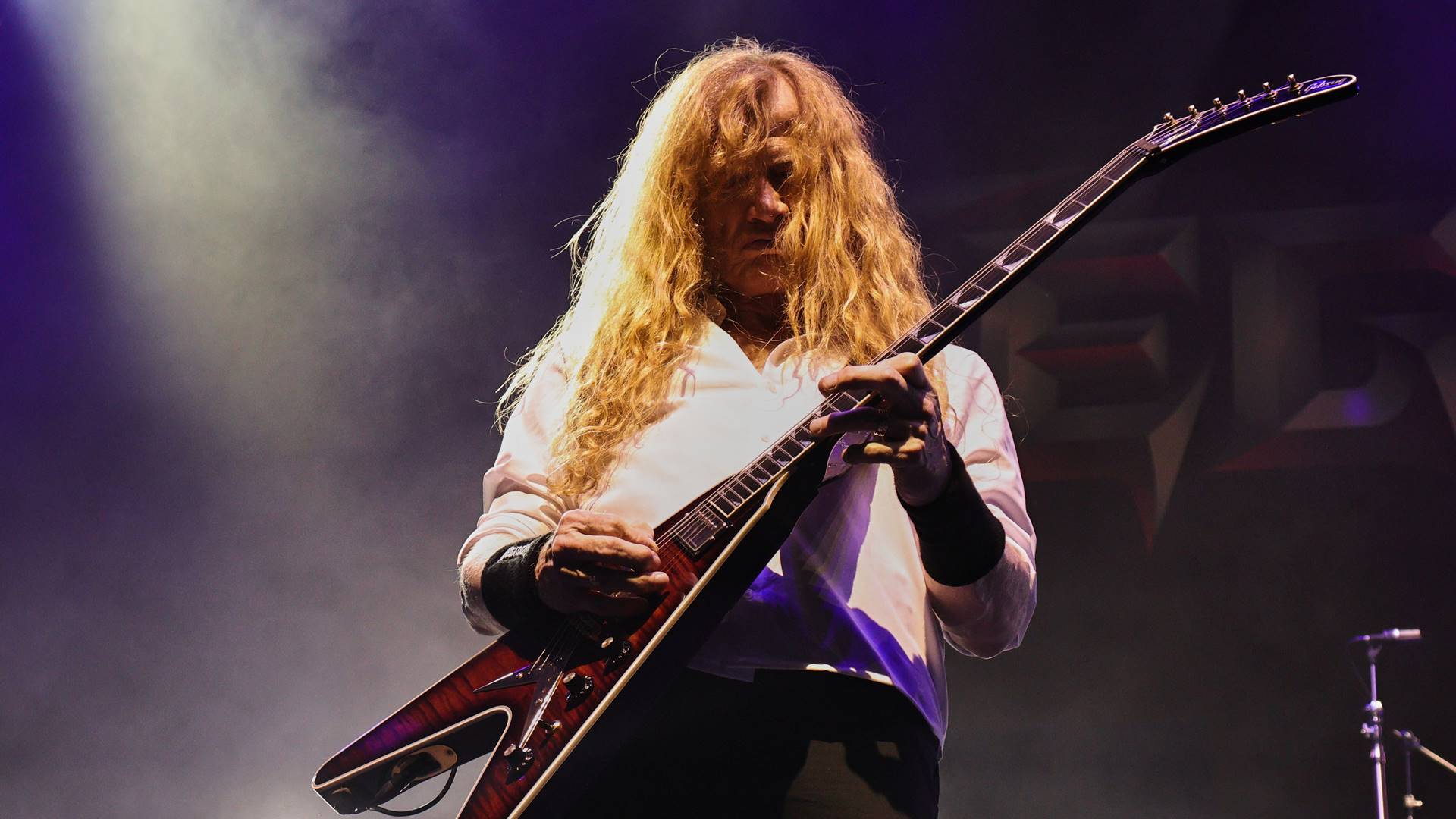 Dave Mustaine, do Megadeth, em 2026 (Foto: Medios y Media / Getty Images)