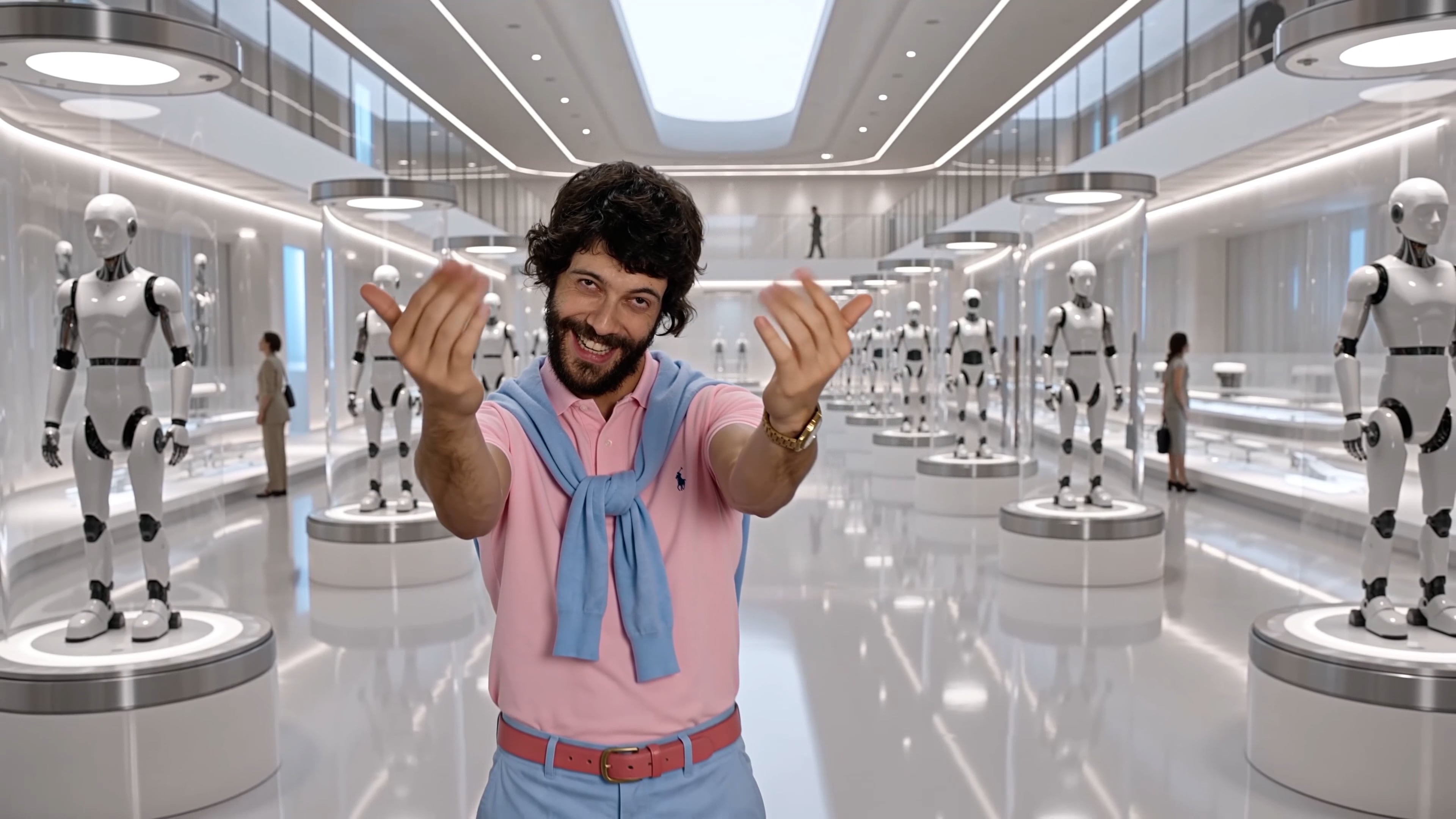 Diogo Defante no Clipe de Humanóide