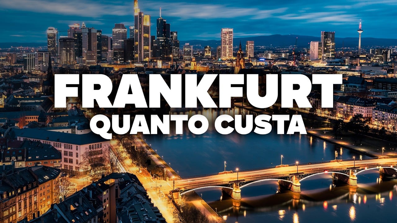 QUANTO CUSTA viajar para FRANKFURT? Preço de TUDO!