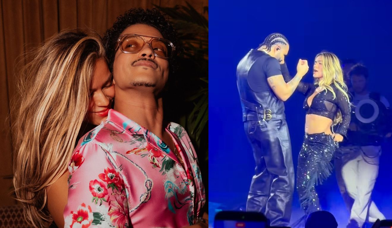 Bruno Mars cobra Drake após vídeo dançando com Karol G em show: 