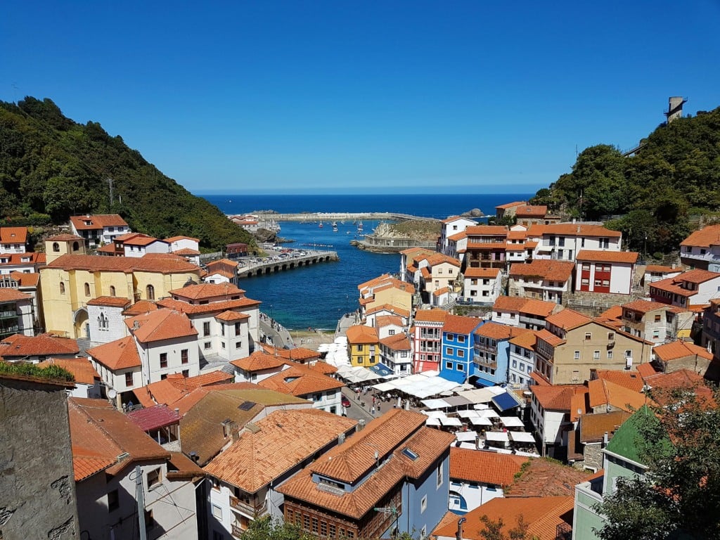 Cudillero na Espanha