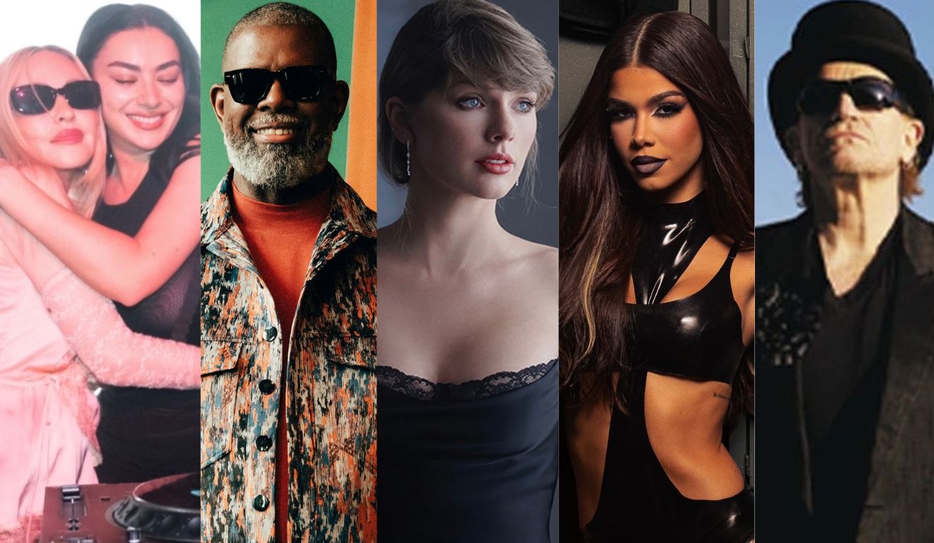 Madonna & Charli XCX, Péricles, Taylor Swift, Tília e U2 estão entre os lançamentos da semana