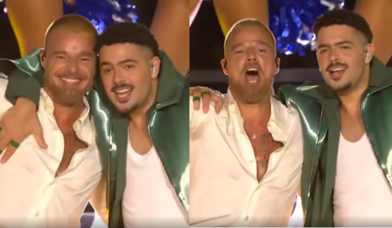 NFL Rio: veja performance de Pedro Sampaio e Ricky Martin e estreia da parceria 