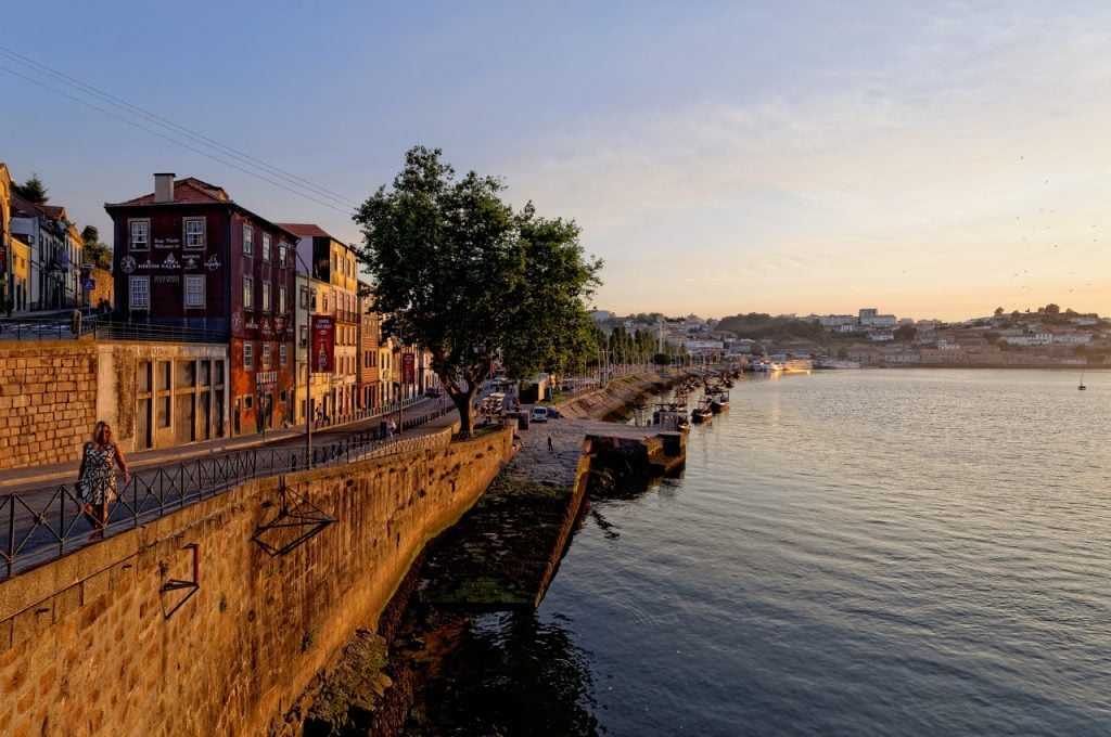 Vista da cidade do Porto em Portugal