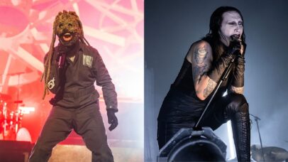Corey Taylor, do Slipknot, e Marilyn Manson
