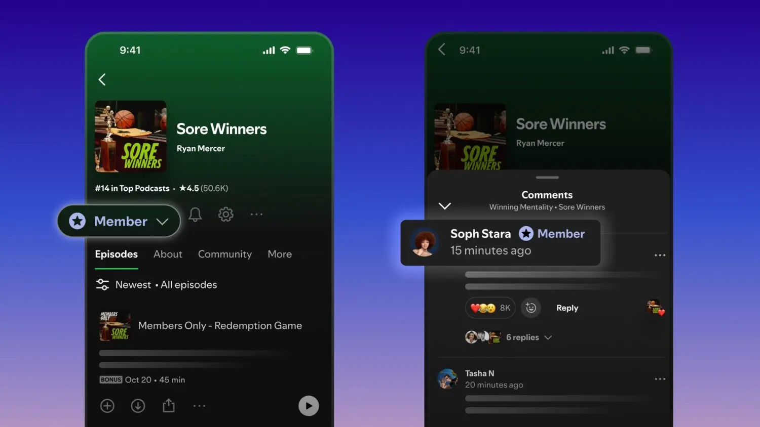 Las nuevas sucripciones de Spotify para ser miembros de podcasts