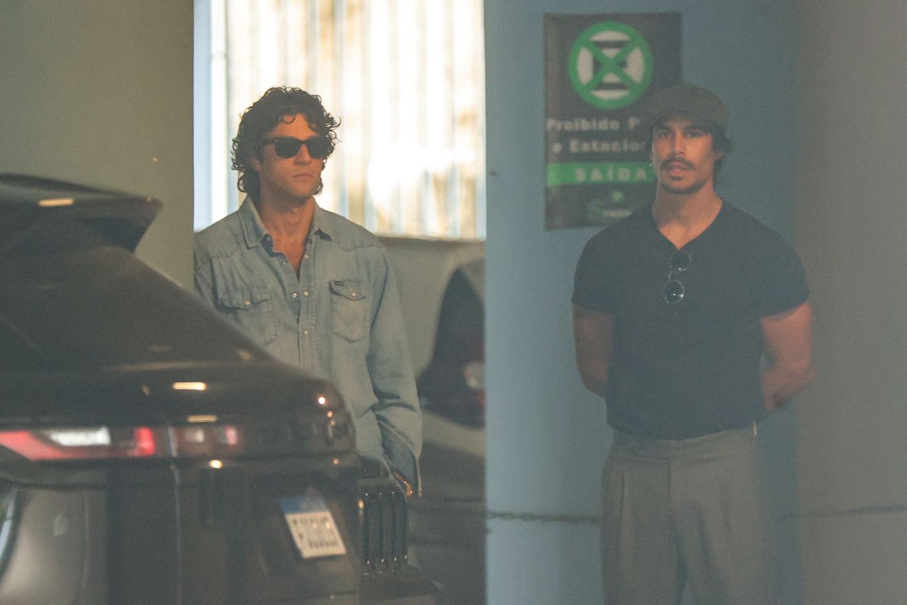 Chay Suede e Micael (Foto: Brazil News) Chay Suede e Micael (Foto: Brazil News)