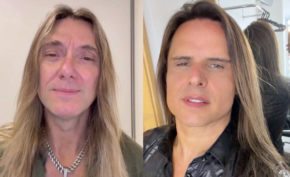 Edu Falaschi e vocalista do Calcinha Preta combinam encontro para recriar vídeo viral